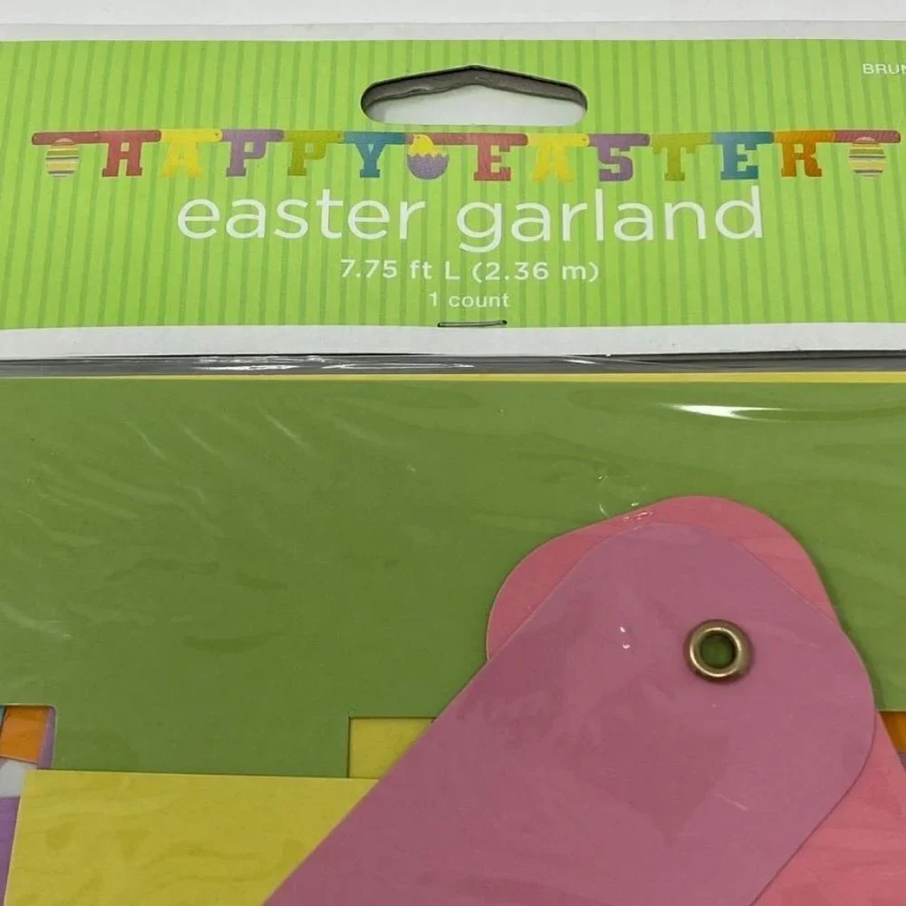 Target Happy Easter Garland Cardboard Party Classroom Decor